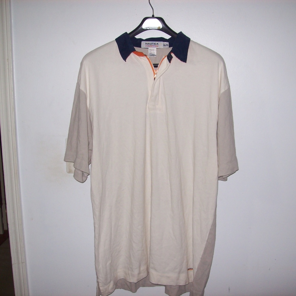 Nautica polo with zip neck